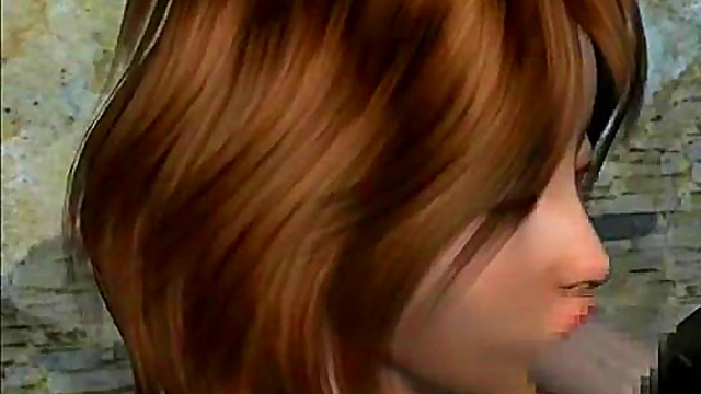 Busty 3D Anime Hottie Gets Fucked Hard With Tits And Pussy Action