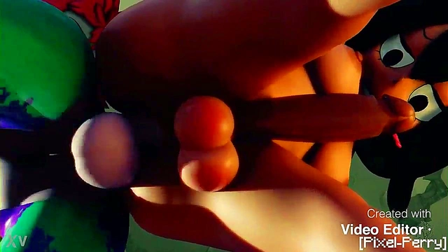 Hot My Hero Academia Futa Scene – Mina Ashido Fucks Tsuyu For ASTEAM XXX Action