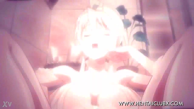 Sexy Secret Santa Surprise – Hot Anime Chick Seduces With Ecchi Action