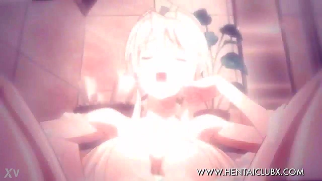 Sexy Secret Santa Surprise – Hot Anime Chick Seduces With Ecchi Action