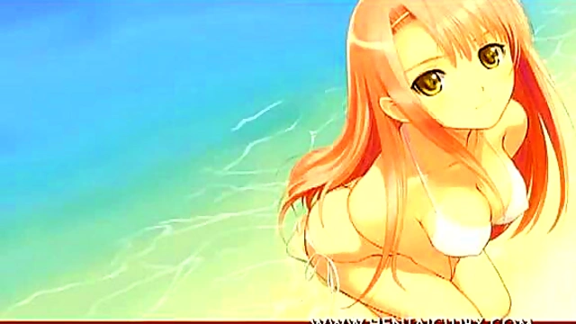 Sexy Anime Ecchi Girl Seduces With Naughty Hentai Sex Fantasies