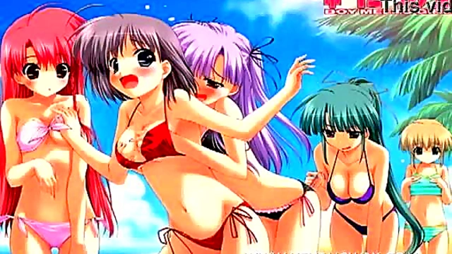 Sexy Anime Ecchi Girl Seduces With Naughty Hentai Sex Fantasies