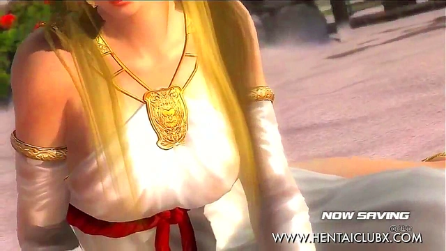 Elena's Seductive Robe Teases in Sexy DMC 5 Ultimate Anime Scene