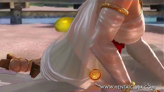 Elena's Seductive Robe Teases in Sexy DMC 5 Ultimate Anime Scene