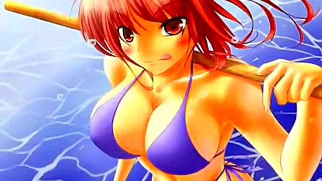 Sexy Anime Chick Gets Naked for Hot Hentai Action Scene