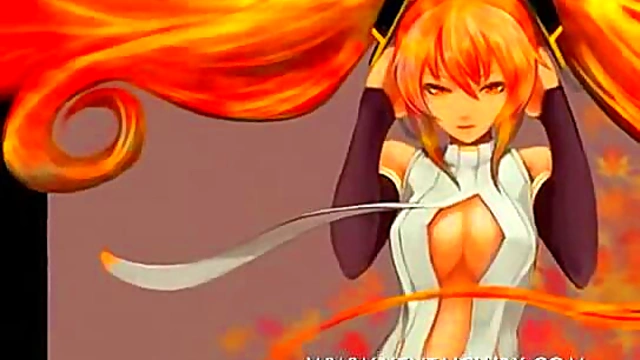 Sexy Anime Chick Gets Naked for Hot Hentai Action Scene