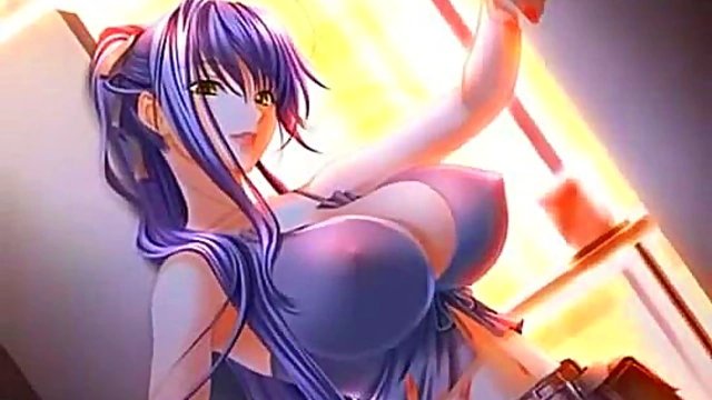 Sexy Anime Chick Gets Naked for Hot Hentai Action Scene