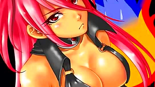 Sexy Anime Chick Gets Naked for Hot Hentai Action Scene