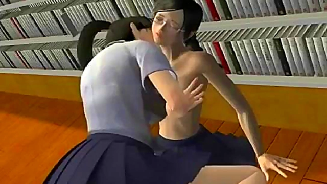 Two Busty Anime Cuties Share Big Dick In Steamy Hardcore Session