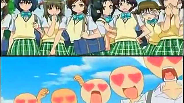 Three Anime Girls Seduce Each Other in Troublesome Love Ru Hentai AMV