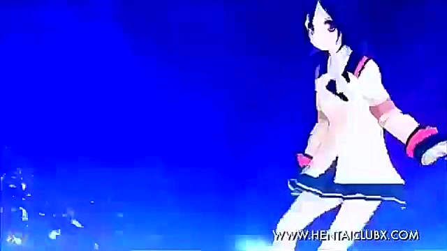 Naked Anime Chick Seduces Gamer for Ecchi Fun in Hot Gameplay Session
