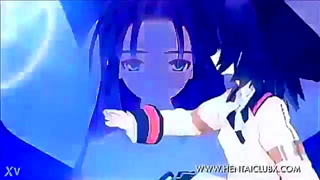 Naked Anime Chick Seduces Gamer for Ecchi Fun in Hot Gameplay Session