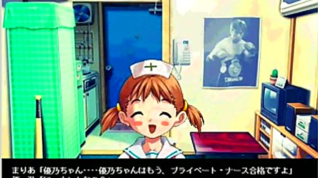 Horny Nurse Gives Seductive Handjob In Eroge Hentai Scene