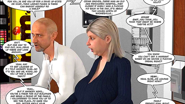 Mature BBW Mistress Bondages Chubby Anime Chick for BDSM Fun