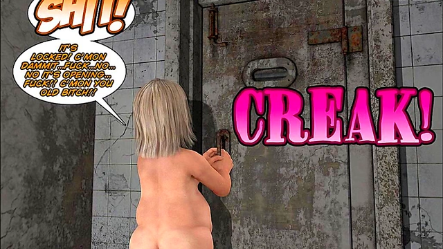 Mature BBW Mistress Bondages Chubby Anime Chick for BDSM Fun