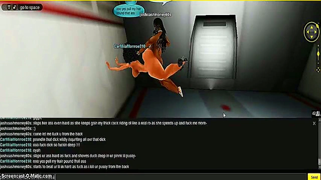 Carmiia Takes Control in Space Ship for Intense 3D Hentai Adventure