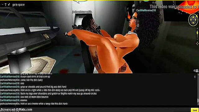 Carmiia Takes Control in Space Ship for Intense 3D Hentai Adventure