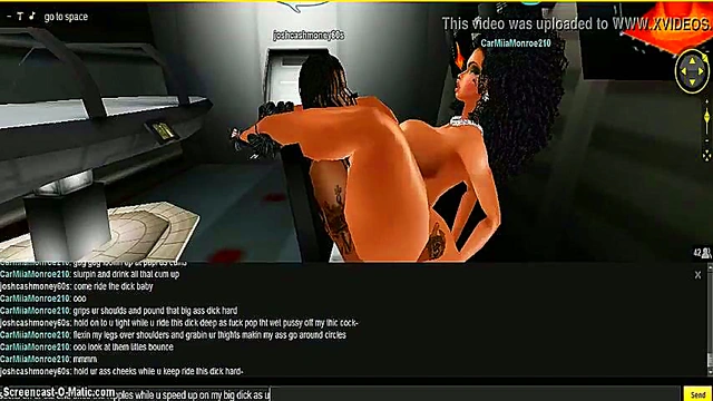 Carmiia Takes Control in Space Ship for Intense 3D Hentai Adventure