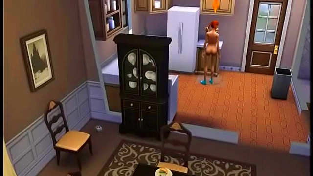 Lustful Sims Anime Couple Engages in Hot Hentai Action