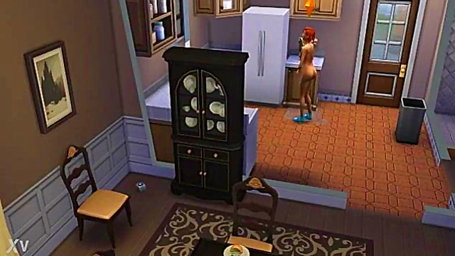 Lustful Sims Anime Couple Engages in Hot Hentai Action