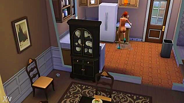 Lustful Sims Anime Couple Engages in Hot Hentai Action