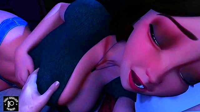 Big-Titted Cass Hamada Nails Hero With Wild Anal Sex Session