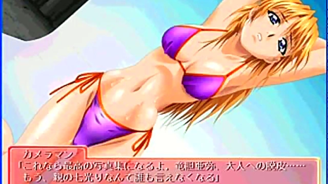 Cute Aya Gives Seductive Eroge Performance With Anime Χ oko Pleasure