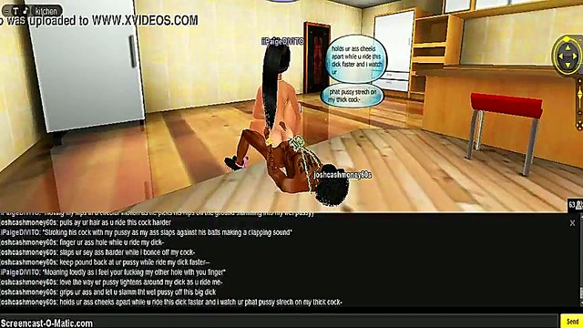 Paige Seduces in Kitchen – 3D IMVU Anime Porn Adventure