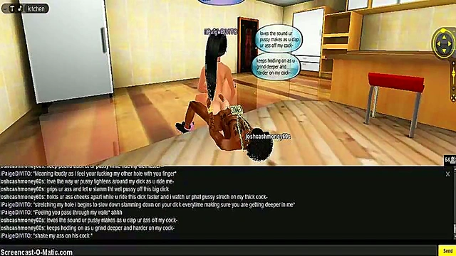 Paige Seduces in Kitchen – 3D IMVU Anime Porn Adventure