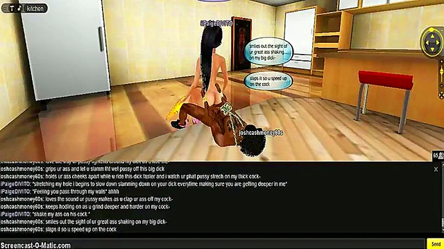 Paige Seduces in Kitchen – 3D IMVU Anime Porn Adventure