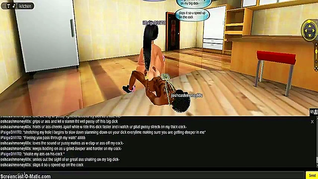 Paige Seduces in Kitchen – 3D IMVU Anime Porn Adventure