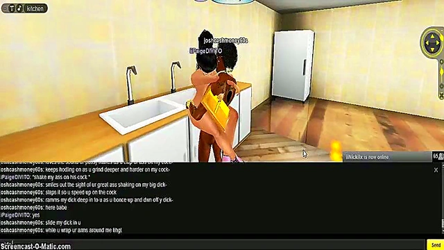 Paige Seduces in Kitchen – 3D IMVU Anime Porn Adventure
