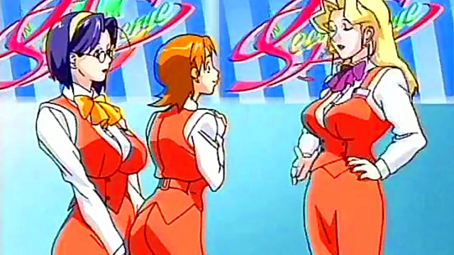 Office Seduction – Anime Chick Tempts Boss With Lingerie For A naughty Session