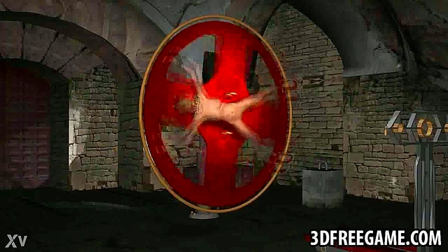 Foxy 3D Cartoon Blonde Babe Fucks Hard In Doggy Style BDSM Session