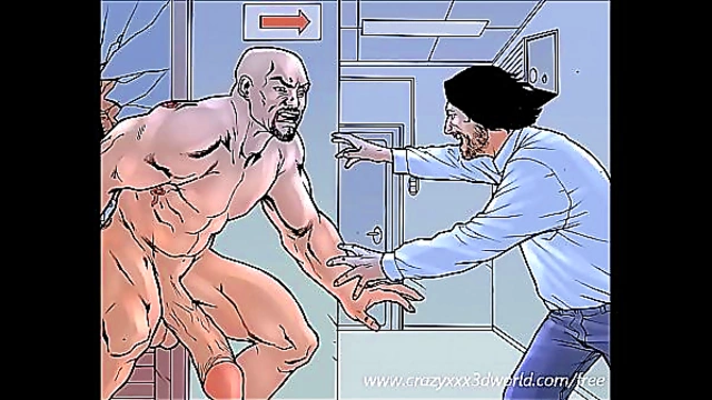 Cyberian NationComic – Hot Anime Couple Engages in Sexy Drawn Action