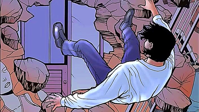 Cyberian NationComic – Hot Anime Couple Engages in Sexy Drawn Action