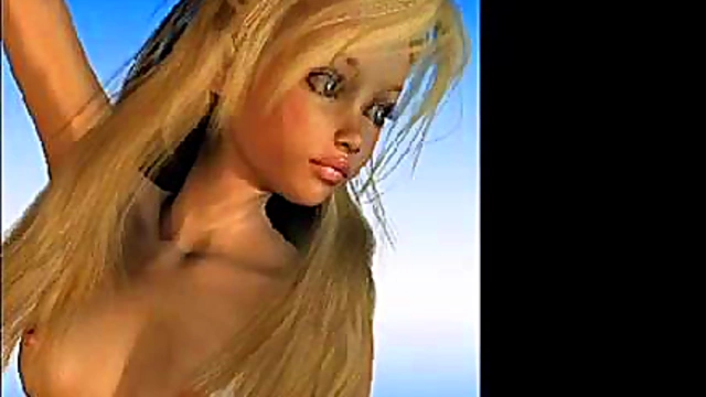 Virtual Stripper Shows Big Tits & Gives Blowjob On Stage In 3D Hentai Anime