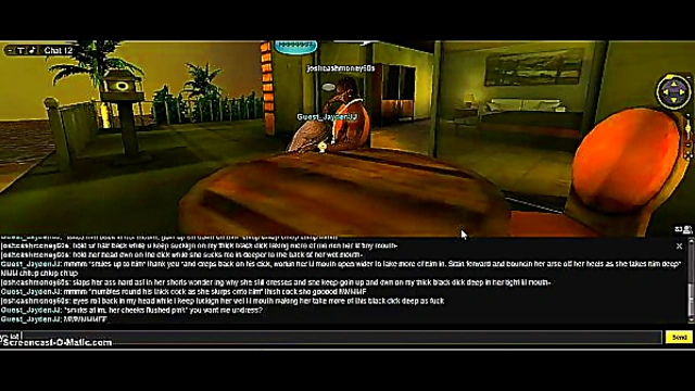 3D Anime Chick Rides JJ Head for Intense Game Porn Action