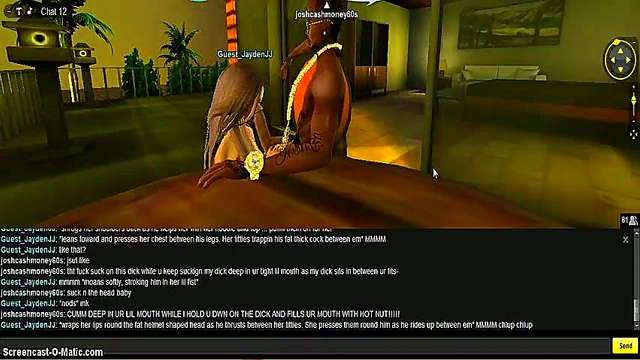 3D Anime Chick Rides JJ Head for Intense Game Porn Action