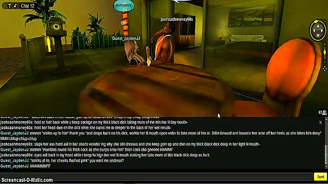 3D Anime Chick Rides JJ Head for Intense Game Porn Action