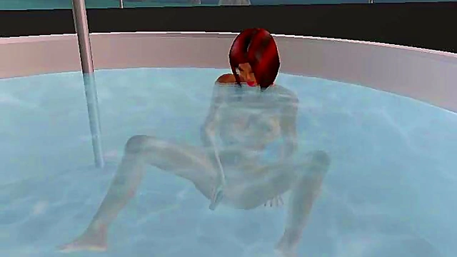 Chienah Masturbates With Finger Bang Action In Sexy 3D Anime Scene