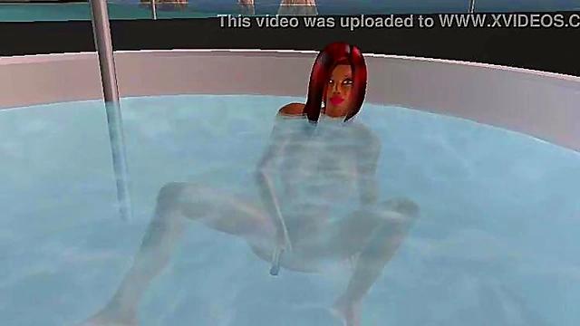 Chienah Masturbates With Finger Bang Action In Sexy 3D Anime Scene