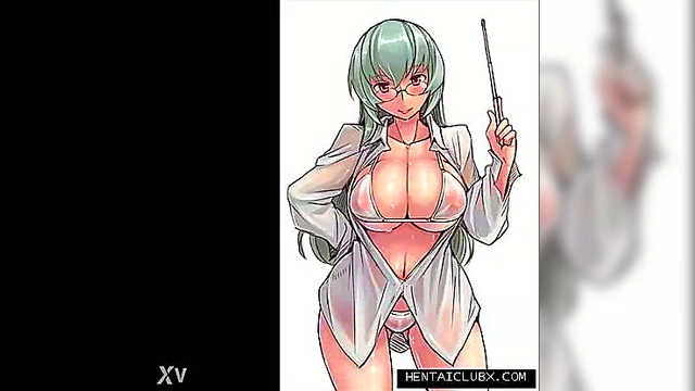 Naked Anime Girls Pose Seductively in Erotic Softcore Hentai Gallery