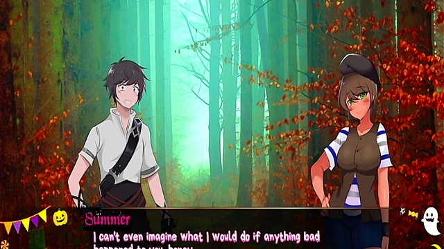 Succubus Demon Girl Rides Cock for Creamy Finish in Horror Mansion Anime