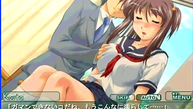 Amorous Professor Cherry Seduces Innocent Student In Eroge Hentai