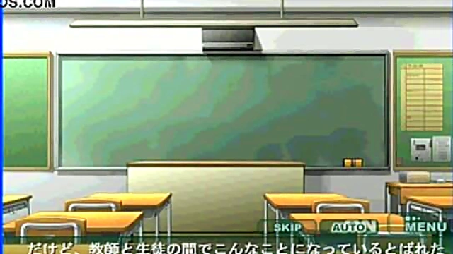 Amorous Professor Cherry Seduces Innocent Student In Eroge Hentai