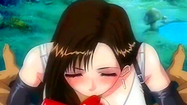 Tifa FF7 Big Tits Toon Anime Blowjob Action