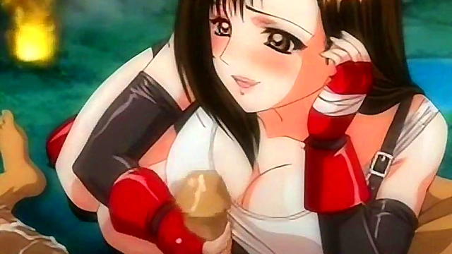 Tifa FF7 Big Tits Toon Anime Blowjob Action