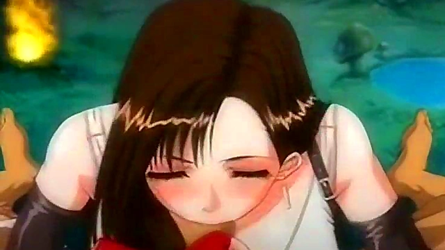 Tifa FF7 Big Tits Toon Anime Blowjob Action