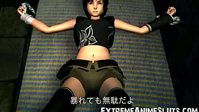 Tied-Up Girl Gets Fucked By Ugly 3D Ogre With Big Dick&Bondage Fetish